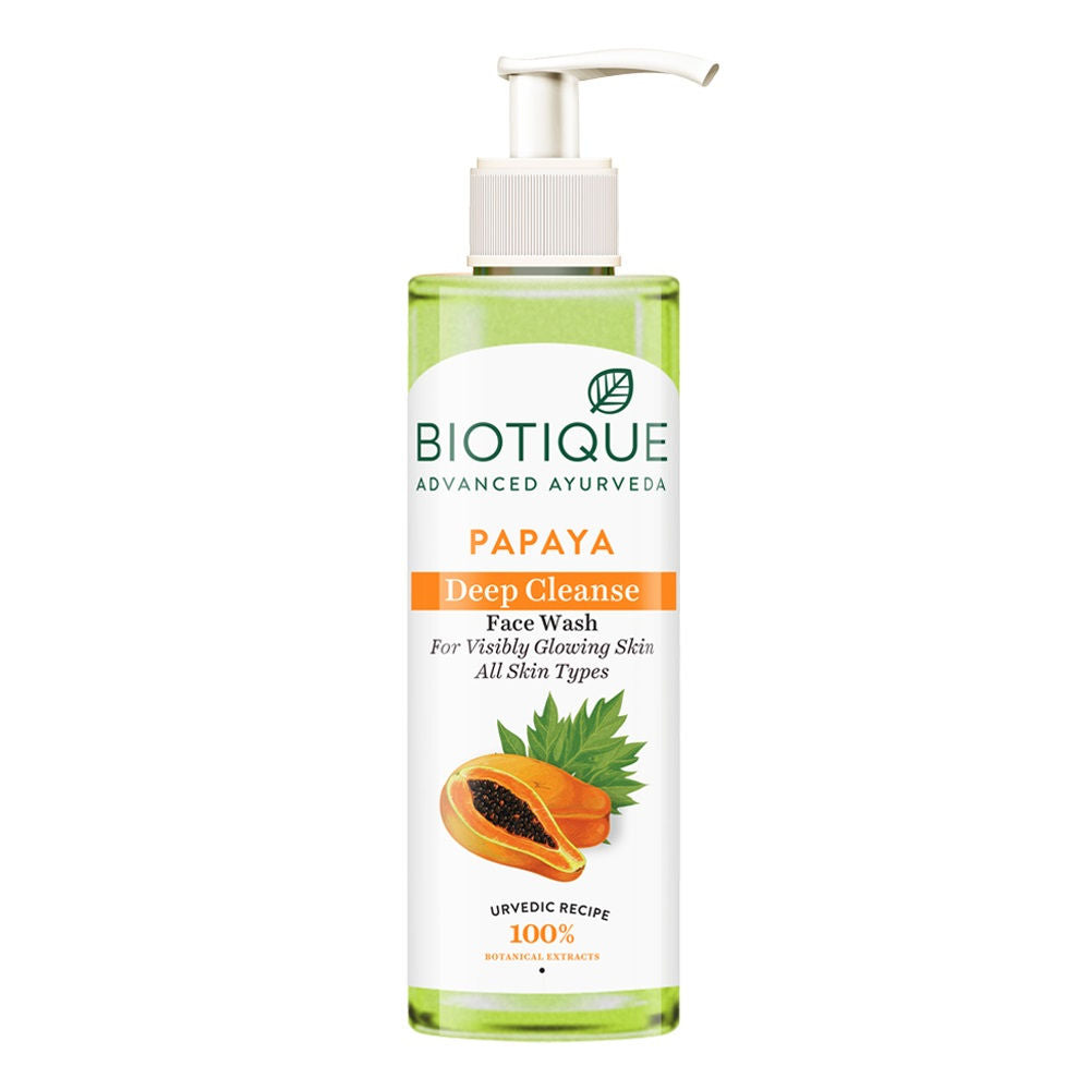 Biotique Bio Papaya Visibly Flawless Face Wash For All Skin Types