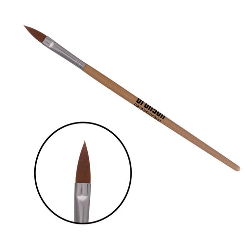Bronson Professional Nail Art Acrylic Brush Set For Liquid And Powder No.6