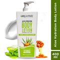 Orgatre Aloe Hydration Body Lotion Moisturizer - 24 Hrs Intense Nourishment For Dry & Dull Skin