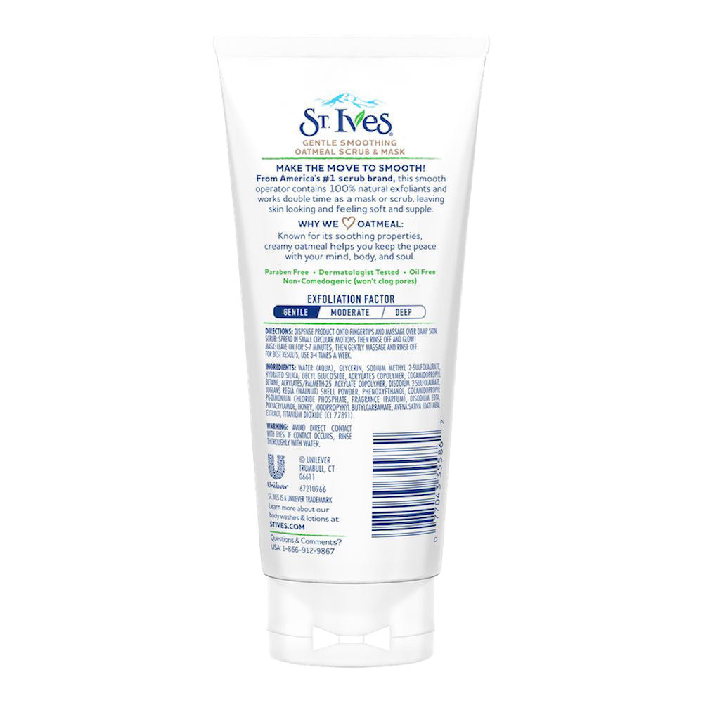 St. Ives Gentle Smoothing Oatmeal Scrub & Mask