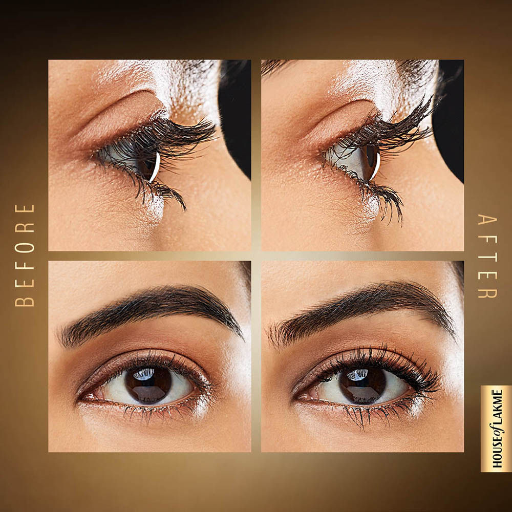 Lakme UltimateGlam Volumizing Mascara, Smudgeproof, Waterproof - Black