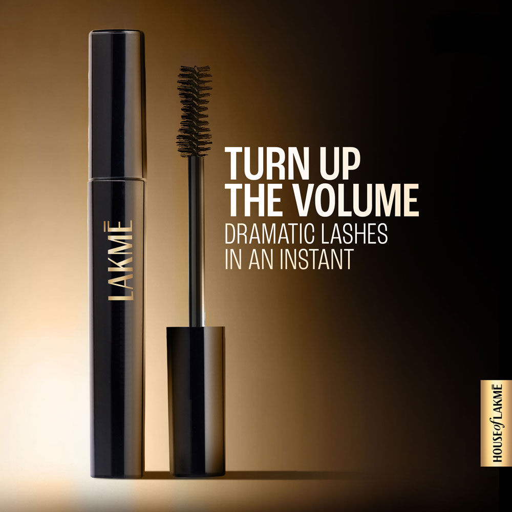 Lakme UltimateGlam Volumizing Mascara, Smudgeproof, Waterproof - Black