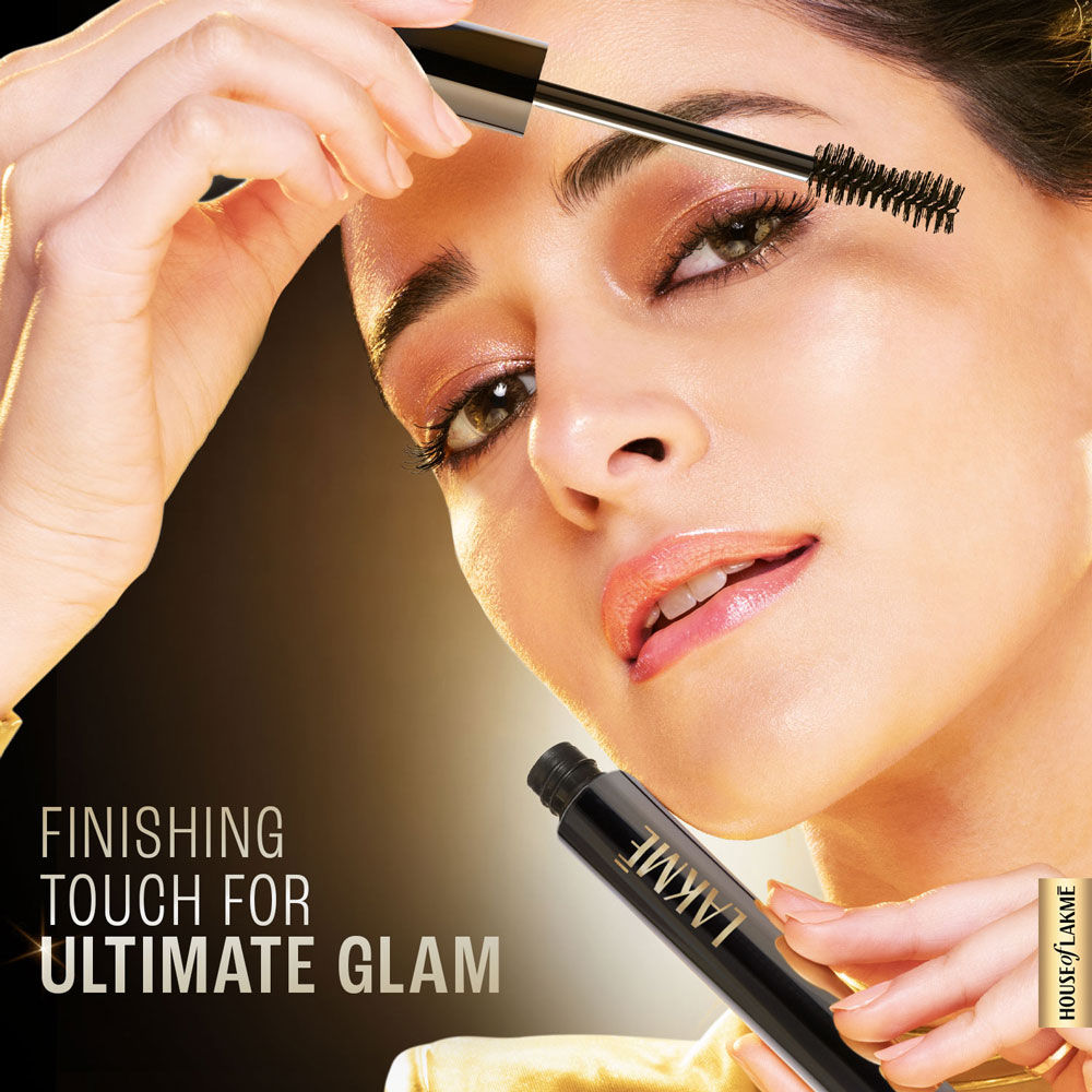 Lakme UltimateGlam Volumizing Mascara, Smudgeproof, Waterproof - Black