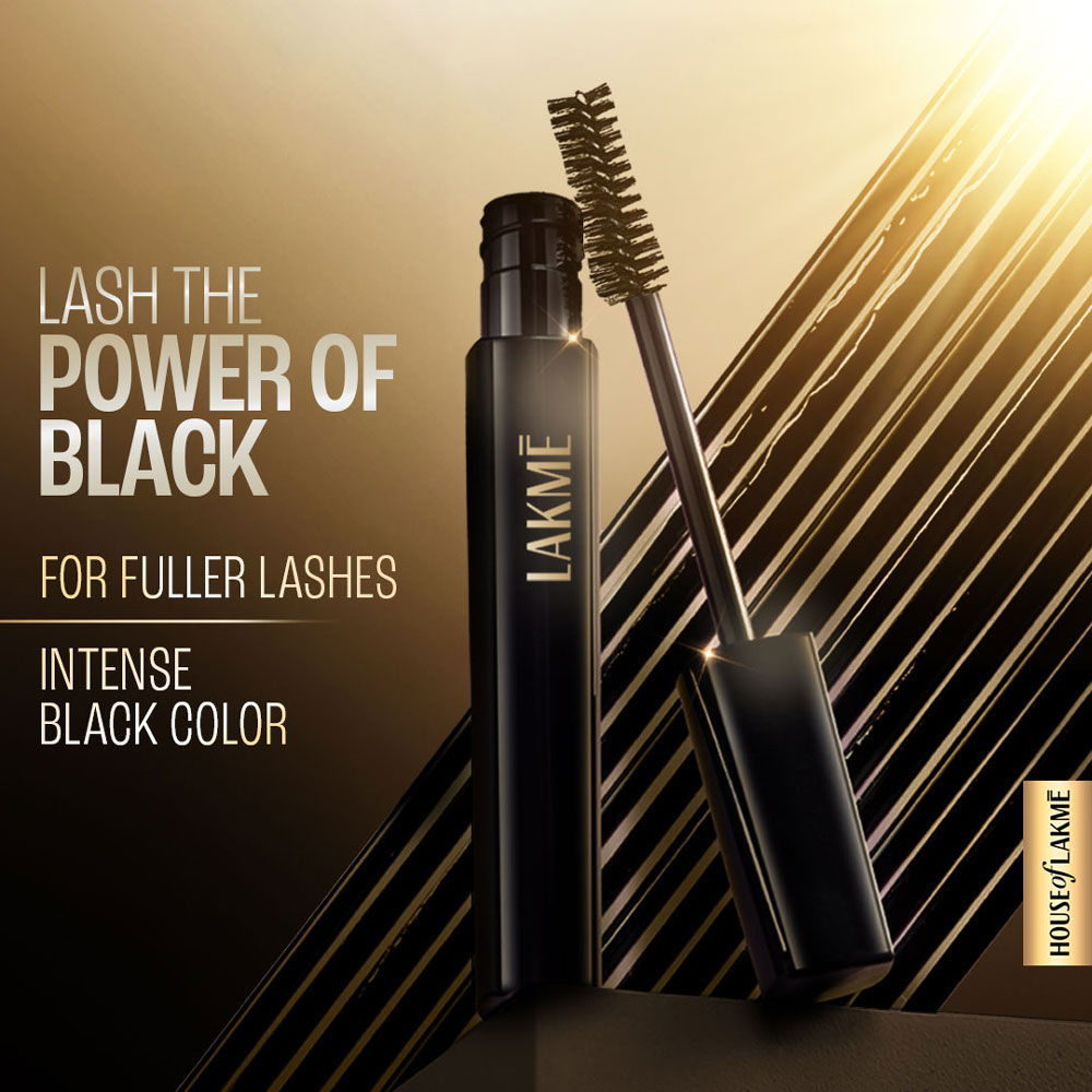 Lakme UltimateGlam Volumizing Mascara, Smudgeproof, Waterproof - Black