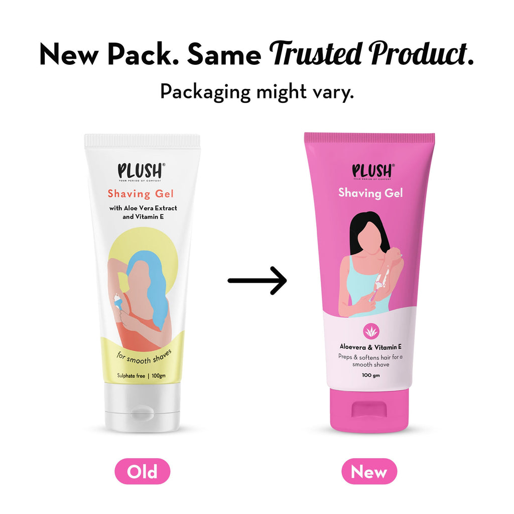 Plush All-Natural Shaving Gel with Aloe & Vitamin E Extracts