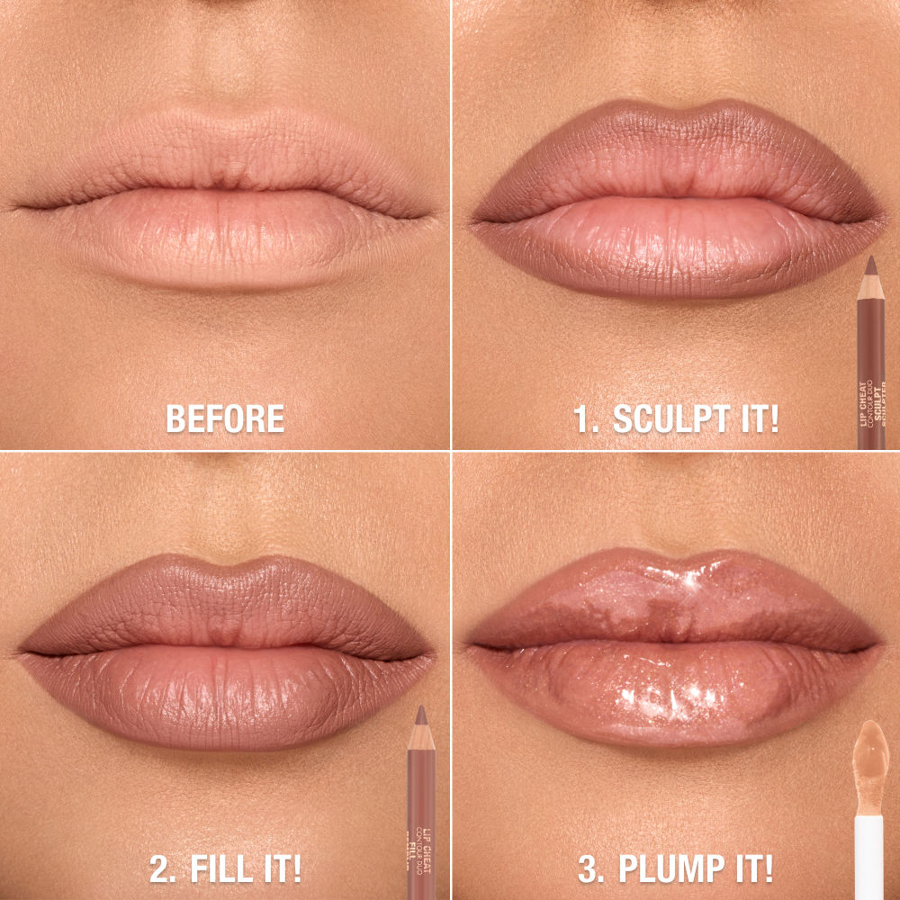 Charlotte Tilbury Super Nudes Lip Cheat Contour Duo