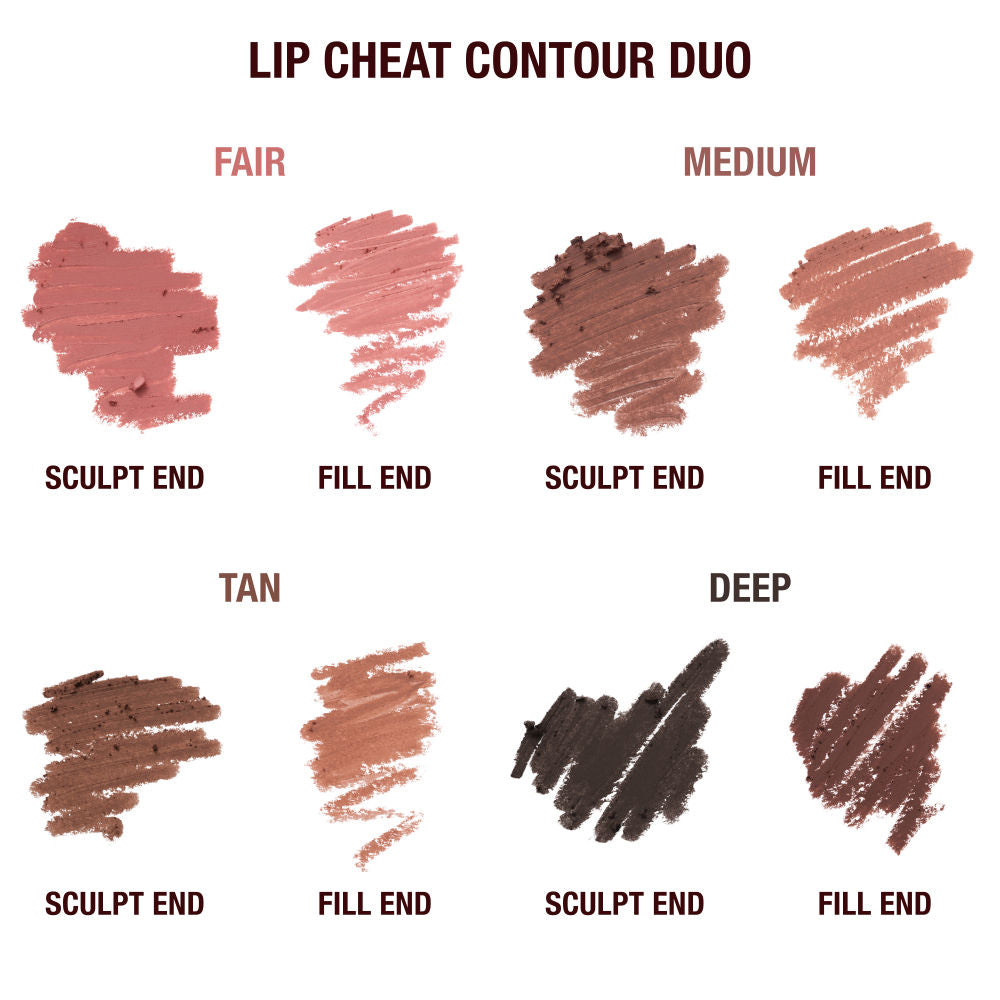 Charlotte Tilbury Super Nudes Lip Cheat Contour Duo
