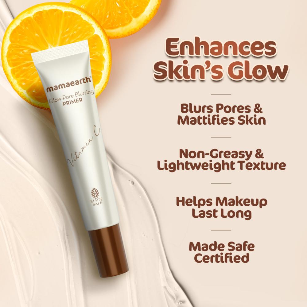 Mamaearth Glow Pore Blurring Primer With Vitamin C