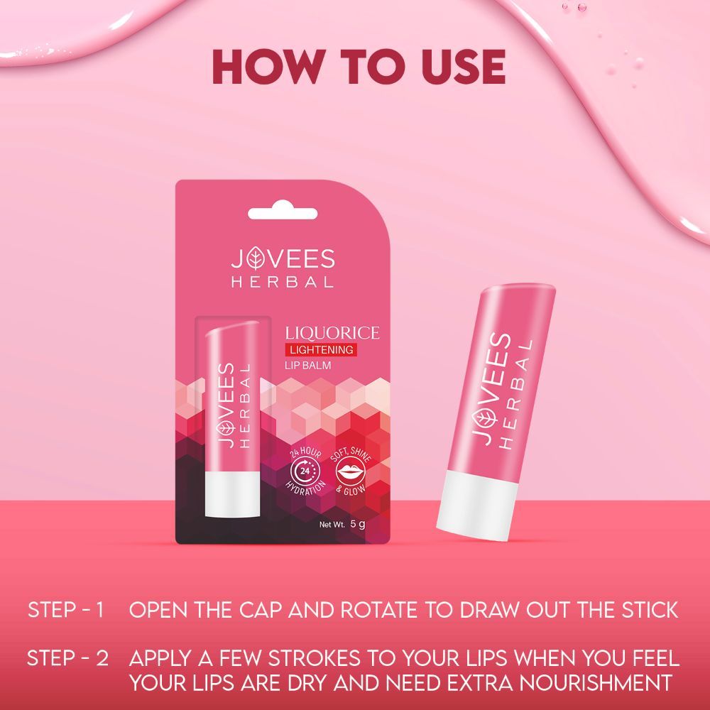 Jovees Herbal Liquorice Lightening Lip Balm
