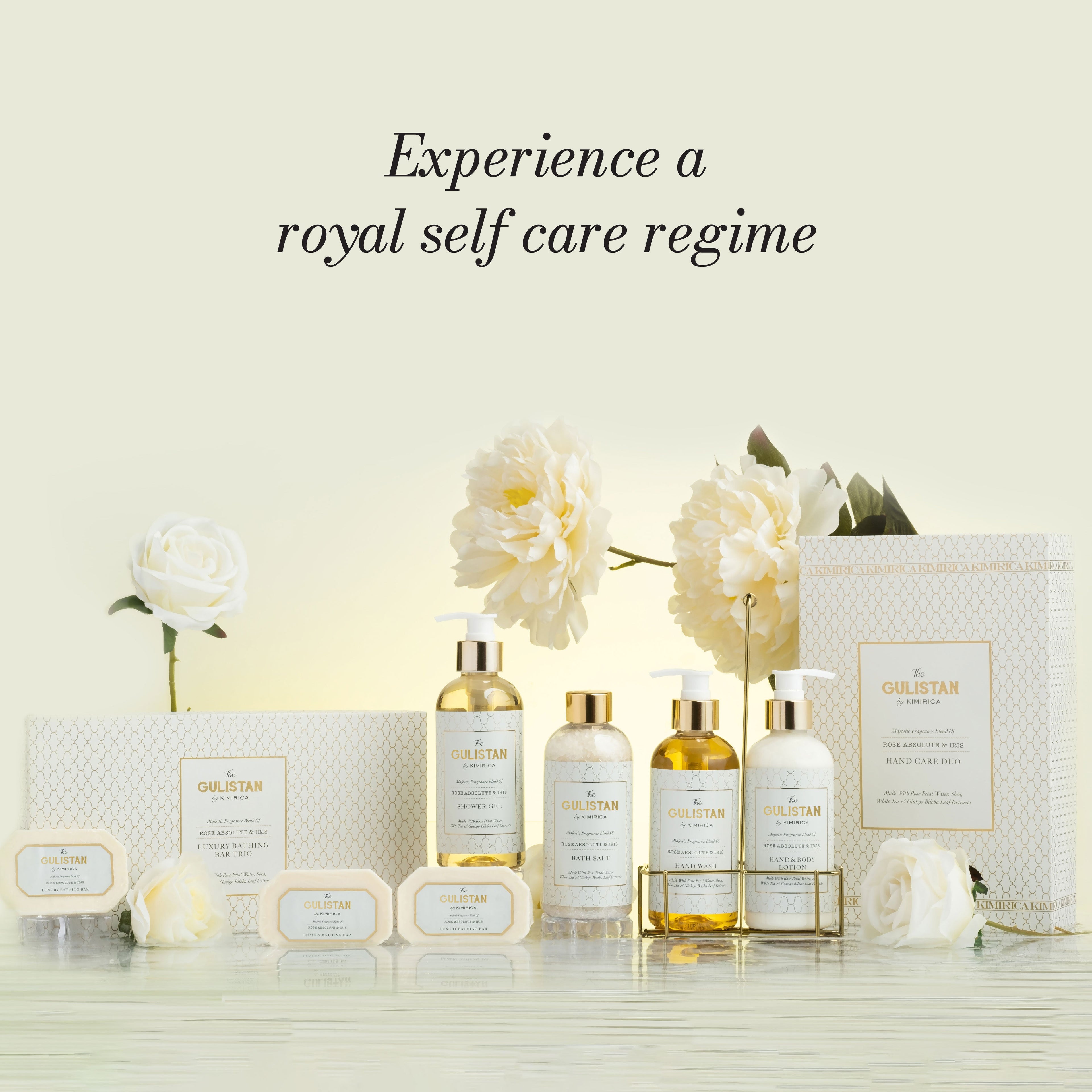 Kimirica Gulistan Hand Cream With Rose Water & Shea Butter, Non-Greasy & Quick-Absorb, All Skin Type