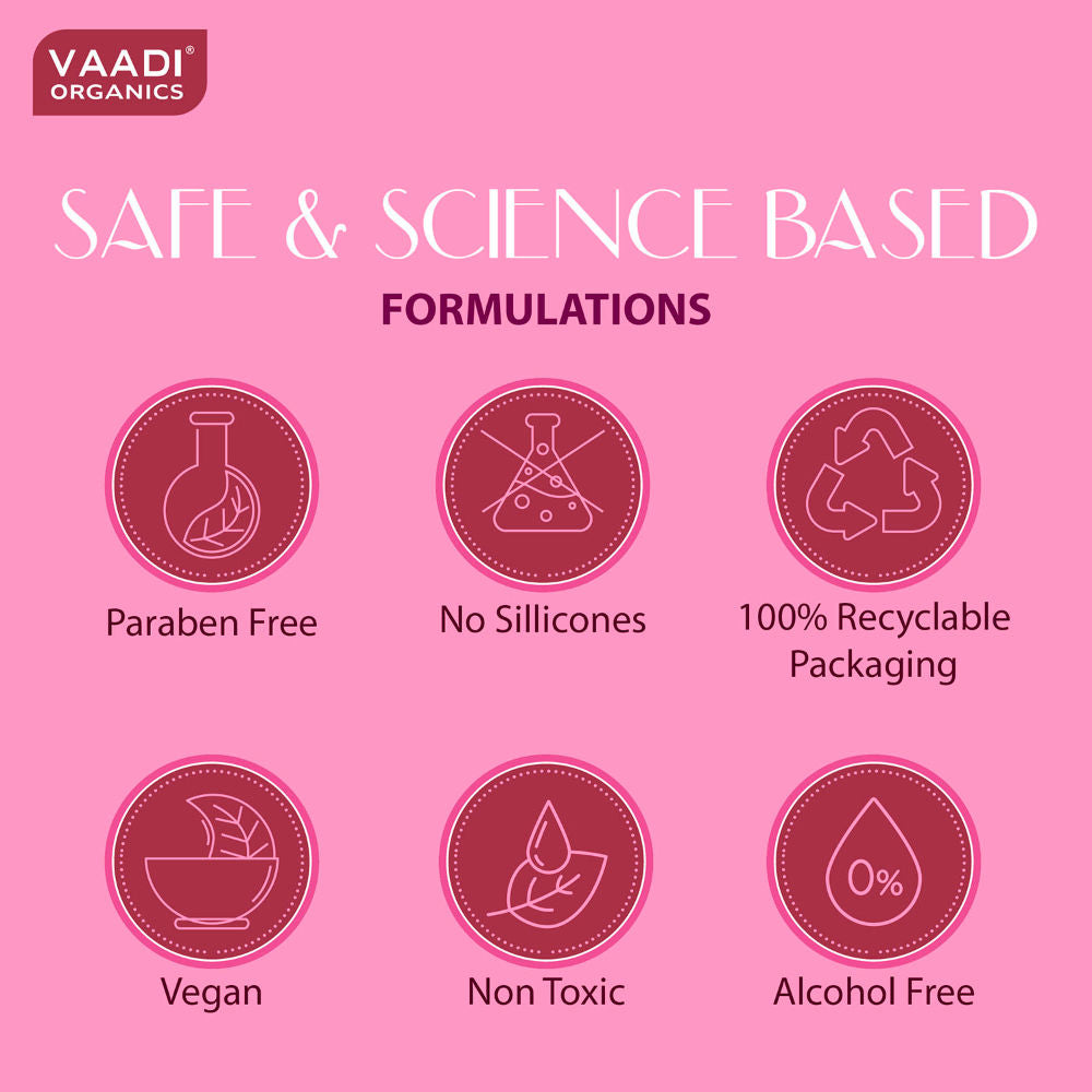 Vaadi Herbals Insta Glow Pink Rose Face Wash With Aloe Vera Extract