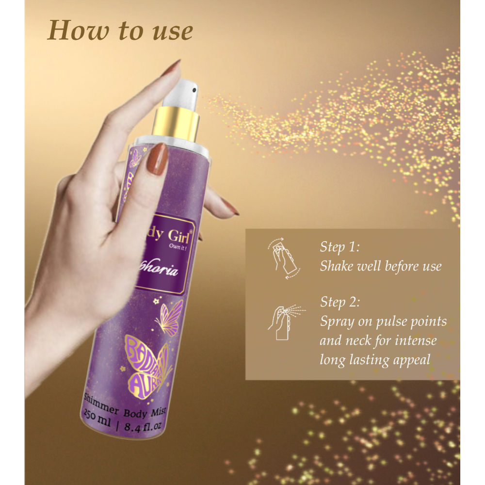Moody Girl Euphoria Shimmer Body Mist