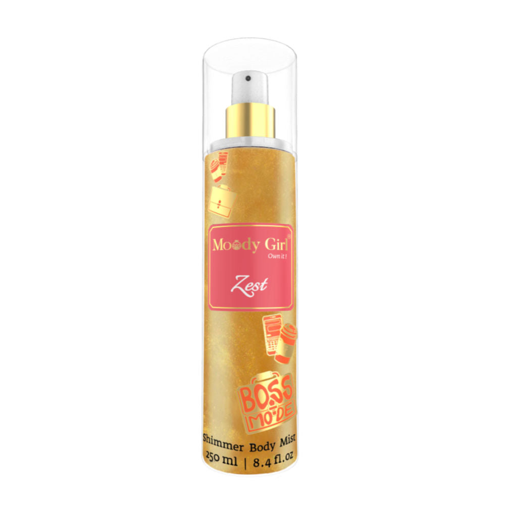Moody Girl Zest Luxury Shimmer Body Mist