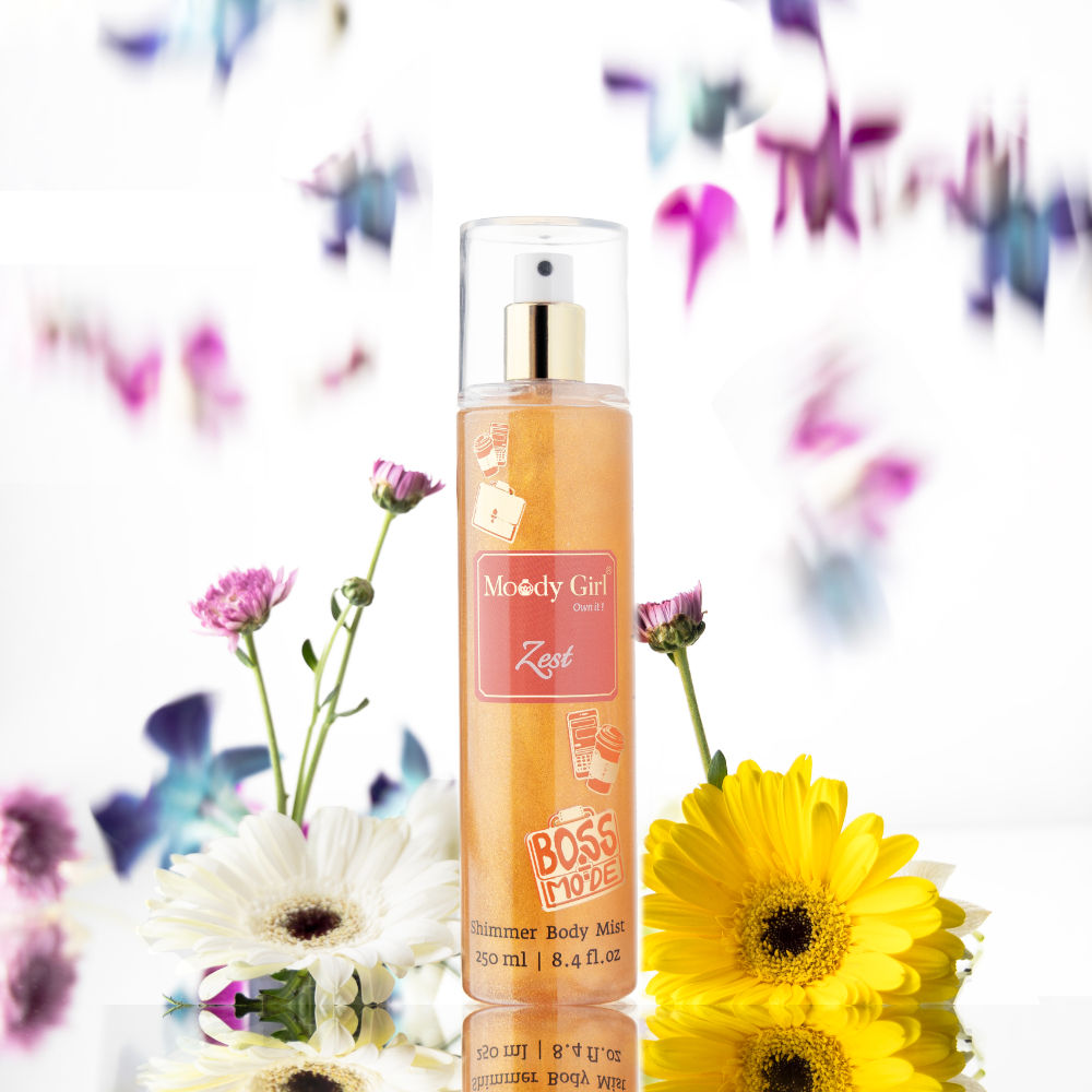 Moody Girl Zest Luxury Shimmer Body Mist