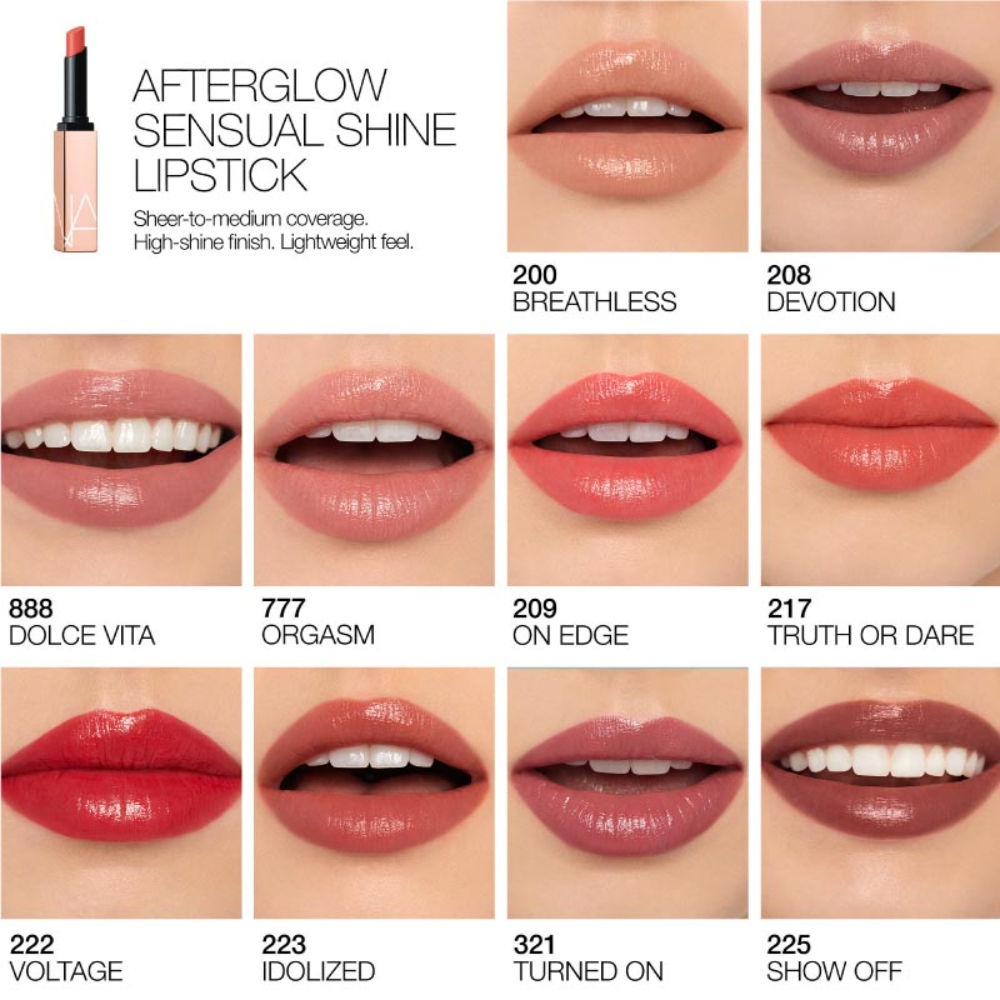 NARS Afterglow Sensual Shine Lipstick