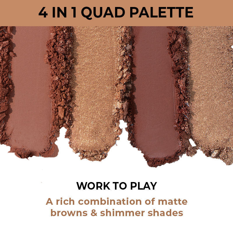 Nykaa Cosmetics Eyes On Me! 4 In 1 Quad Eyeshadow Palette