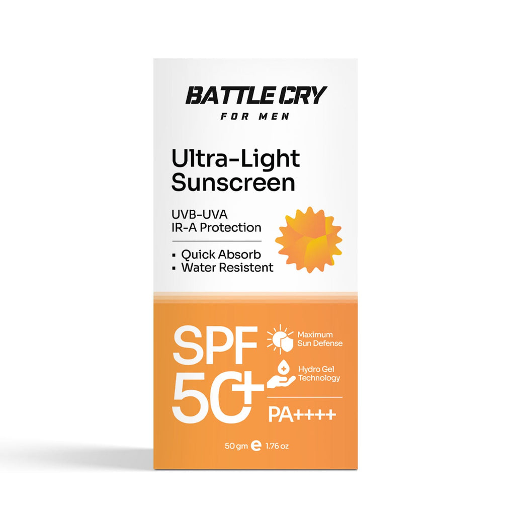 BATTLE CRY FOR MEN Ultra-Light Sunscreen with SPF 50+ PA+++