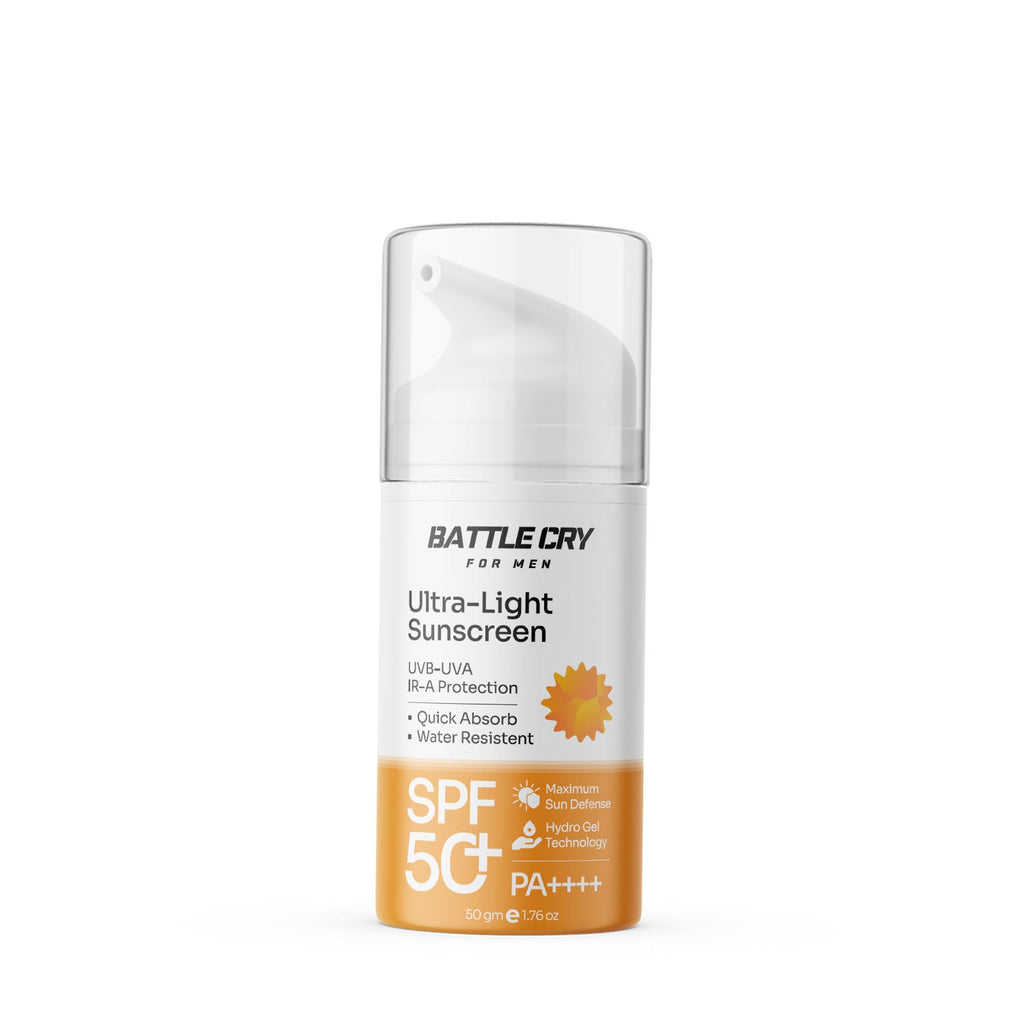 BATTLE CRY FOR MEN Ultra-Light Sunscreen with SPF 50+ PA+++