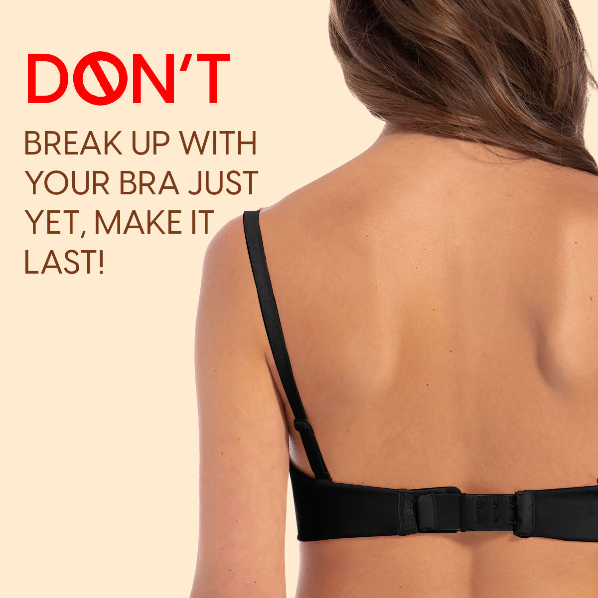 Matra Bra Extender Stretchable Elastic Extension Strap Adjustable Buckle Clasp 2 Hook 3 Eye Black