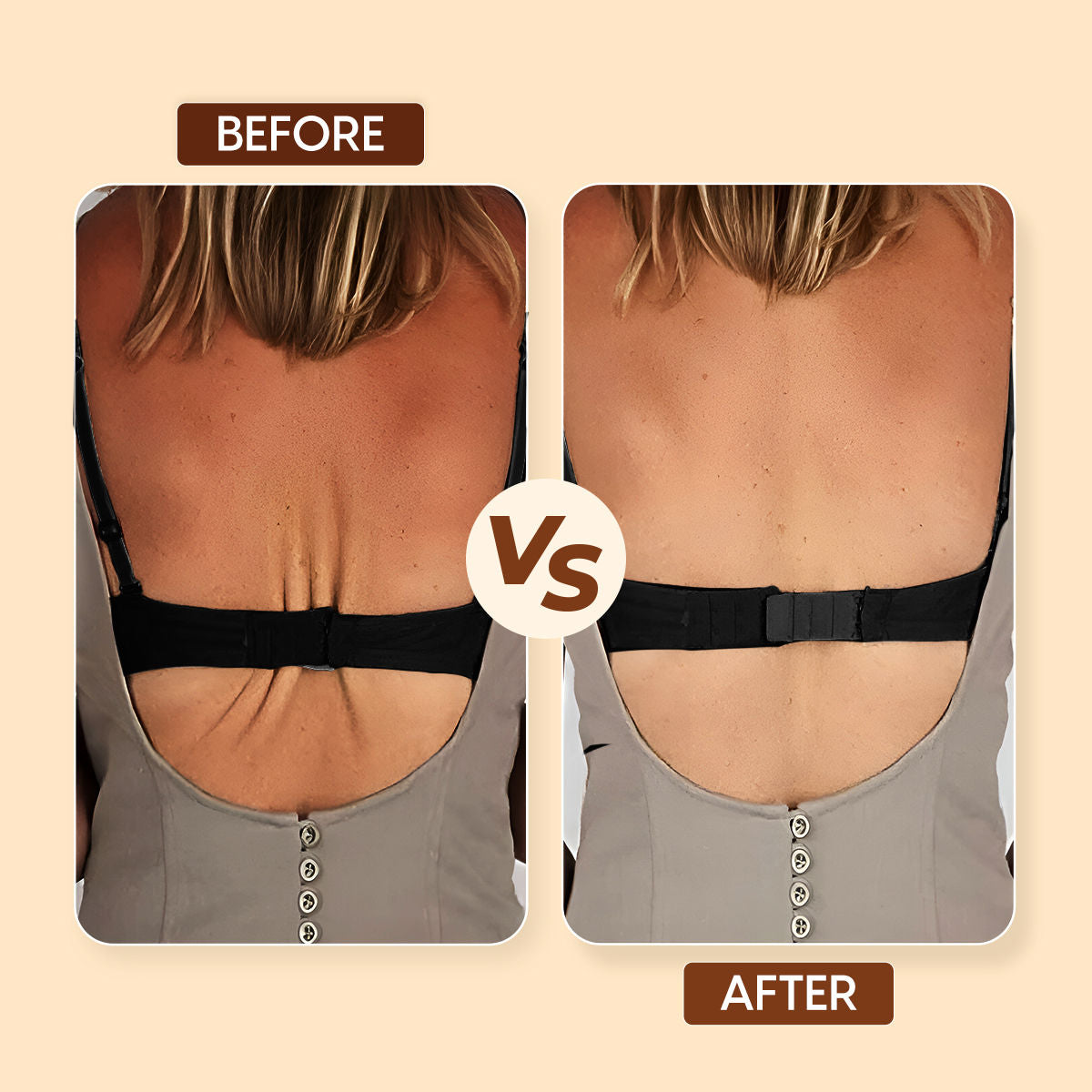 Matra Bra Extender Stretchable Elastic Extension Strap Adjustable Buckle Clasp 2 Hook 3 Eye Black