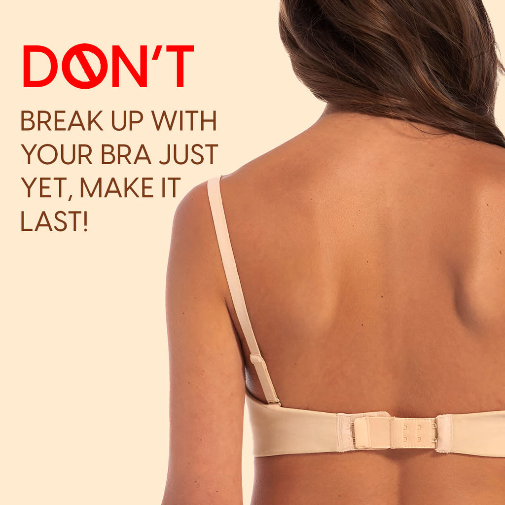 Matra Bra Extender Stretchable Elastic Extension Adjustable Strap 2 Hook 3 Eye White Beige Black