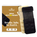 Matra Bra Extender Stretchable Elastic Extension Strap Adjustable Buckle 2 Hook 3 Eye Beige Black