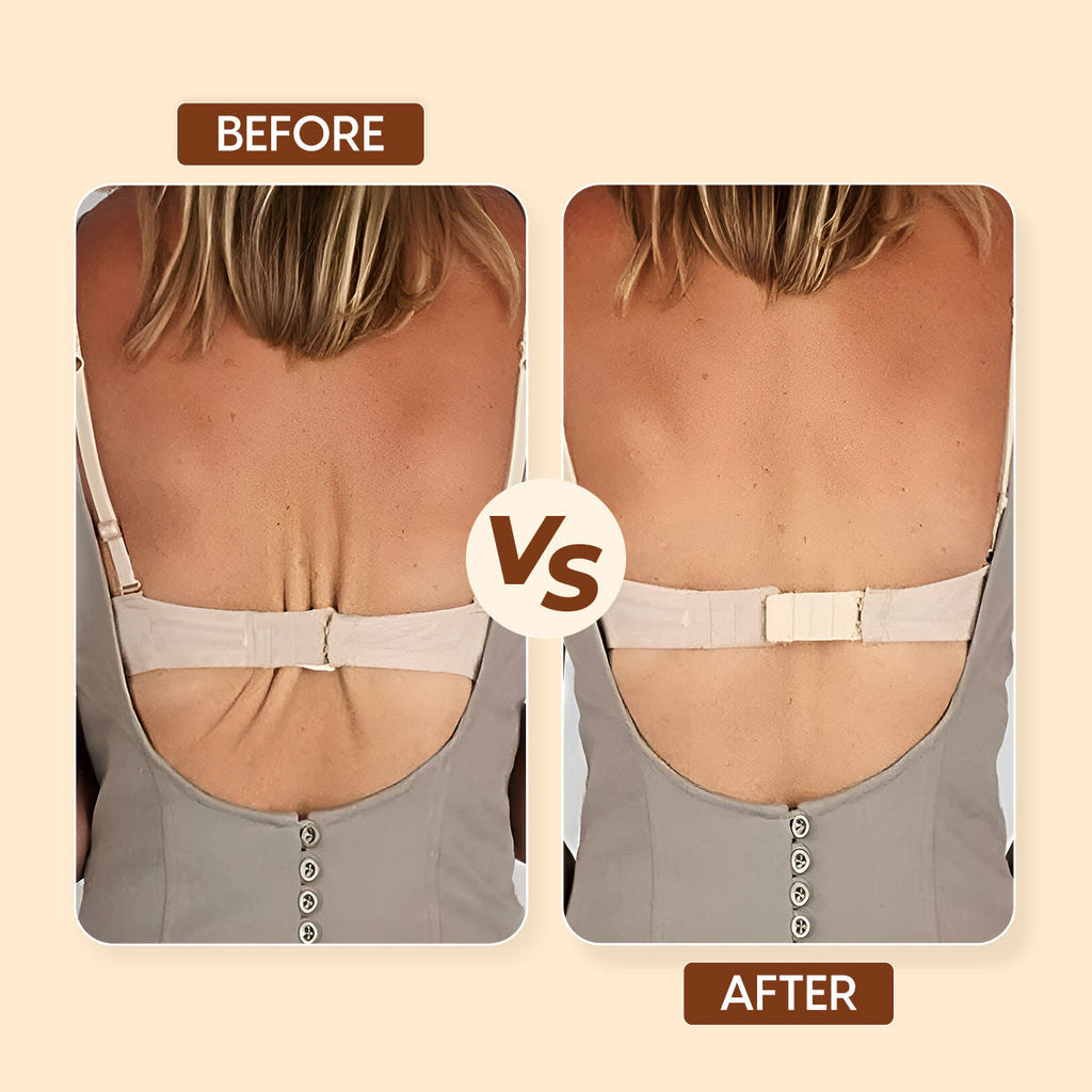 Matra Bra Extender Stretchable Elastic Extension Strap Adjustable Buckle 2 Hook 3 Eye Beige Black