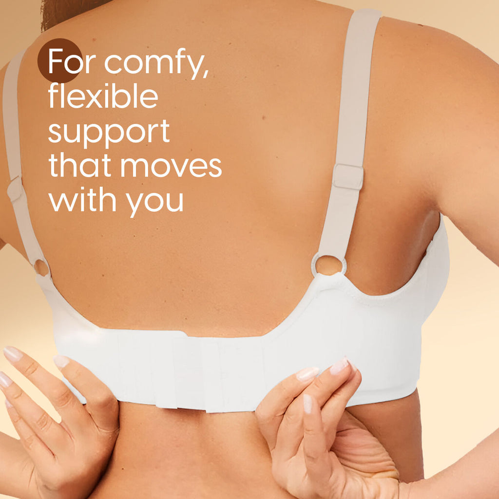 Matra Bra Extender Stretchable Elastic Extension Strap Adjustable Buckle 3 Hook 3 Eye Beige Black