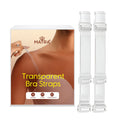 Matra Transparent Bra Straps Adjustable Detachable Clear Invisible Reusable Silicone Elastic Straps