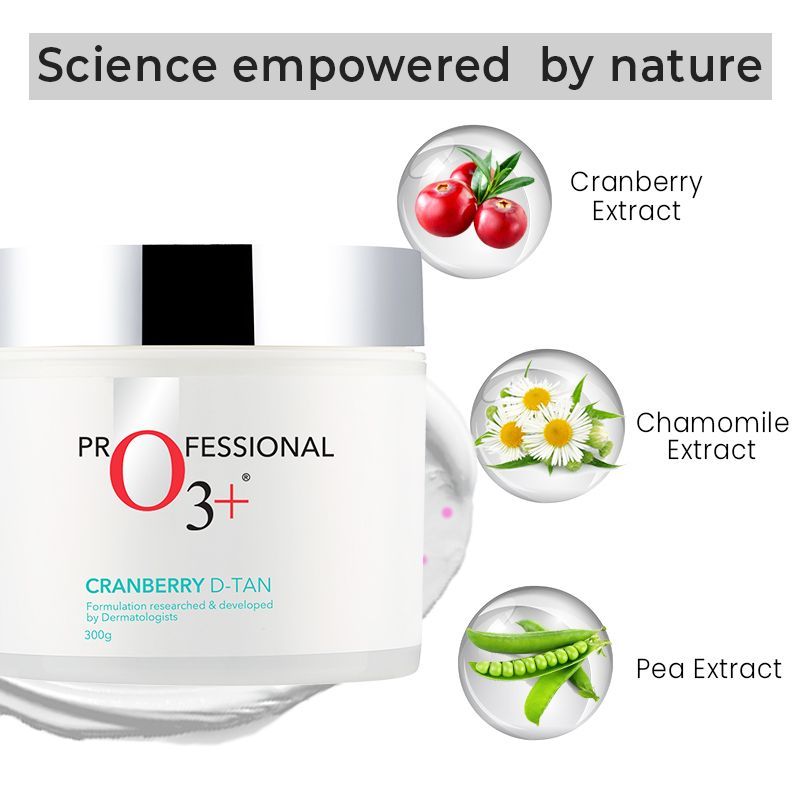 O3+ Cranberry Dtan For De Tan Normal To Oily Skin