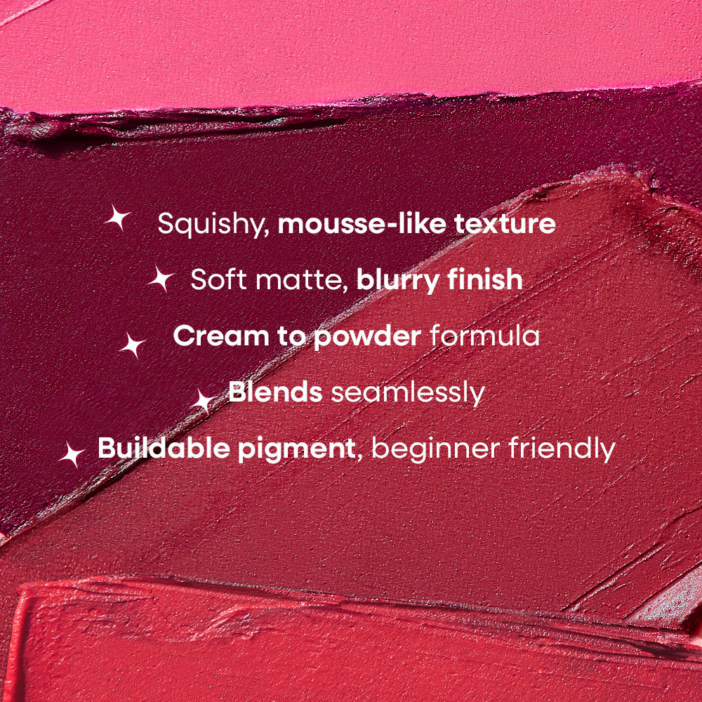 Nykaa Cosmetics Whipped Blurring Multi-use Blush Pot For Lips Cheeks & Eyes