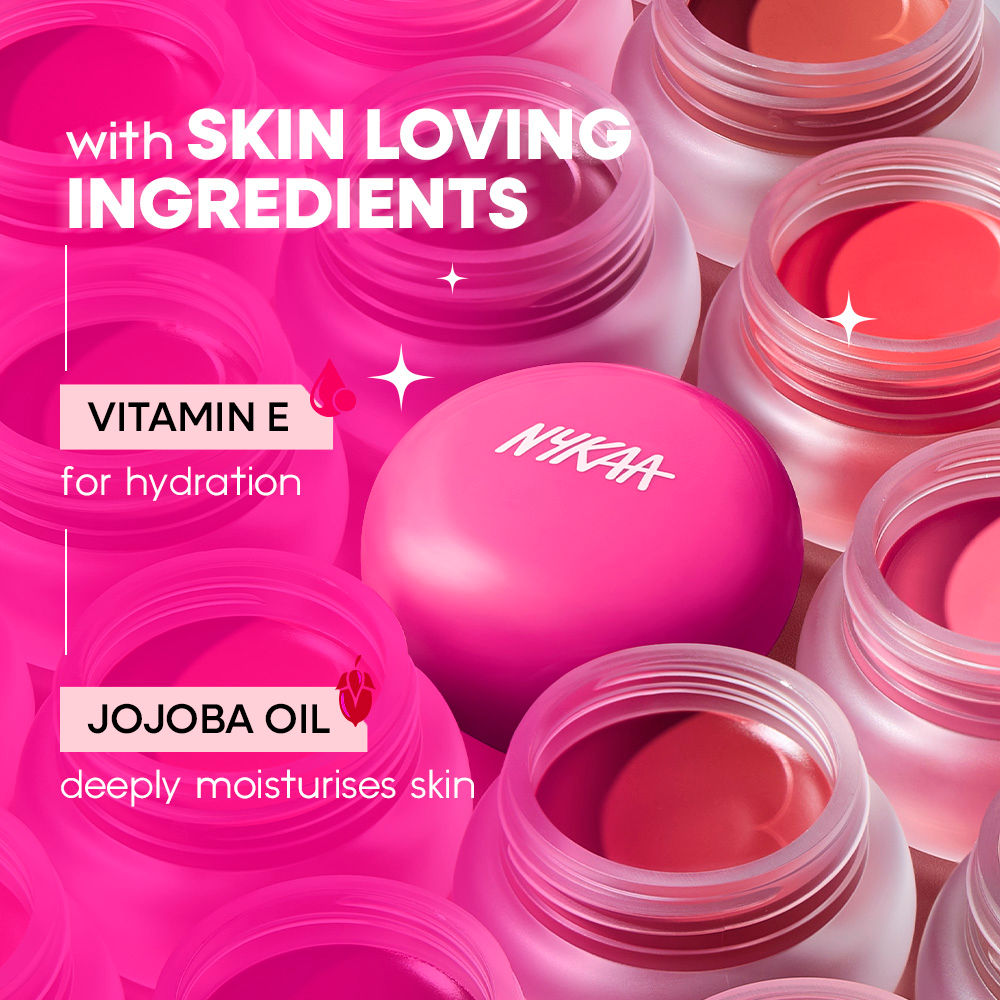 Nykaa Cosmetics Whipped Blurring Multi-use Blush Pot For Lips Cheeks & Eyes