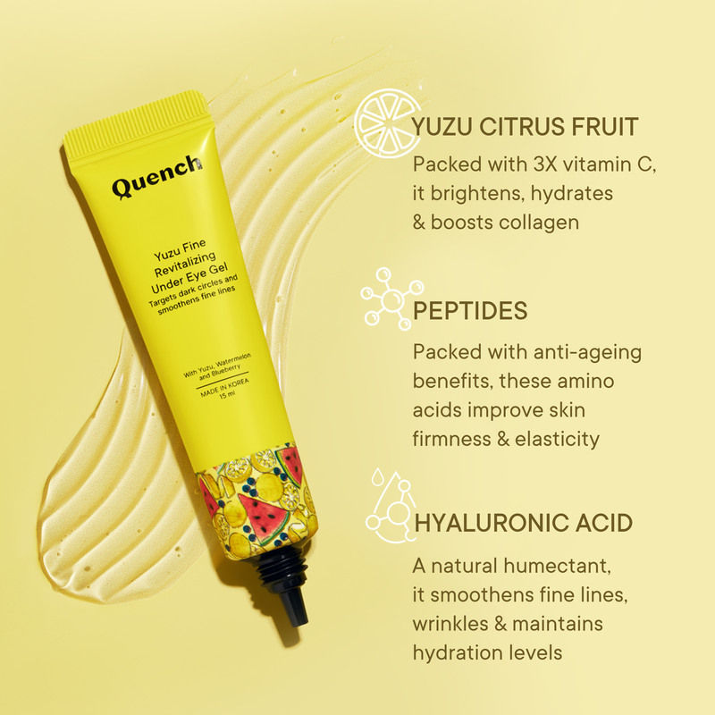 Quench Vitamin C Under Eye Gel with Yuzu Lemon Extracts