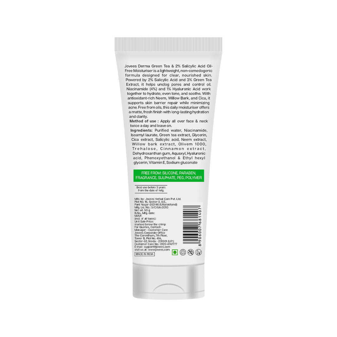 Jovees Derma Green Tea 2% Salicylic Acid Acne Control Cleanser