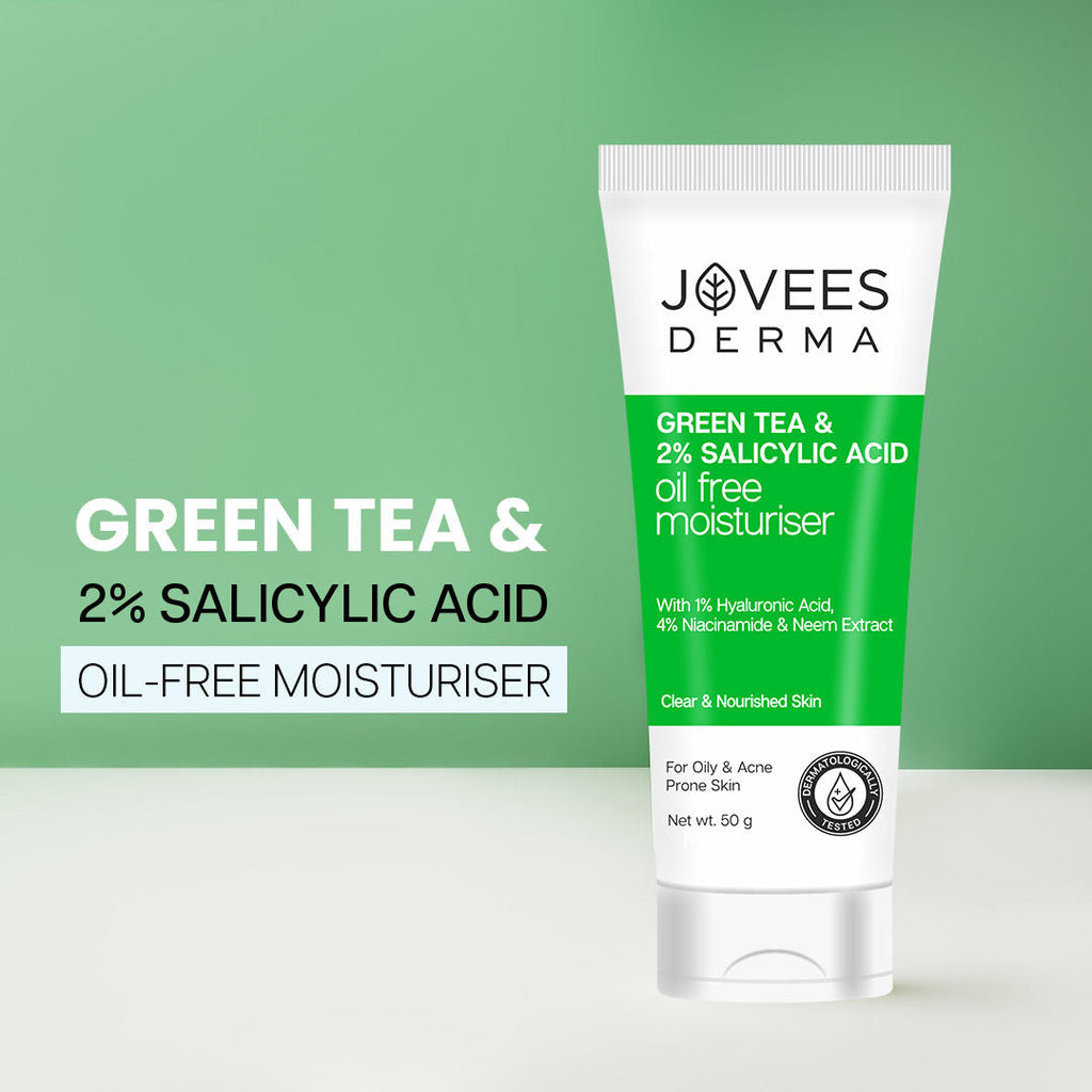 Jovees Derma Green Tea 2% Salicylic Acid Oil Free Moisturizer