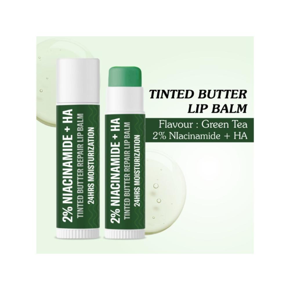 BAKE 2% Niacinamide + Hyaluronic Acid Tinted Lip Balm For Dark, Pigmented & Flaky Lips