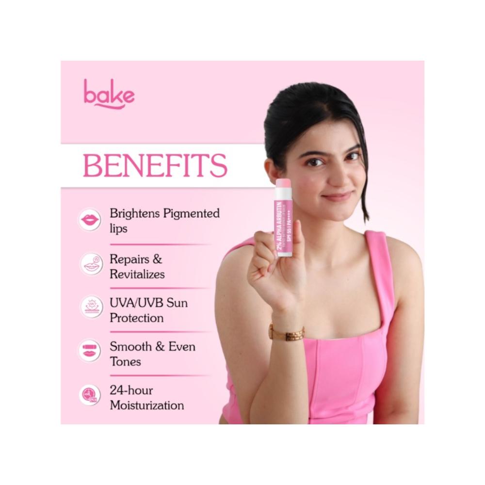 BAKE 2% Alpha Arbutin Tinted Lip Balm SPF 55 PA++++