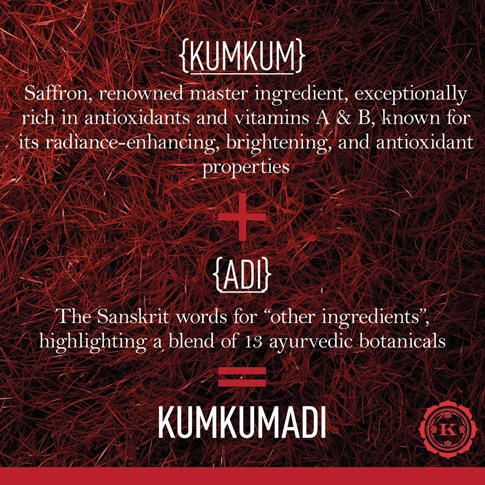 Kama Ayurveda Kumkumadi Youth - Illuminating Silky Serum, Enhances Radiance & Evens Skin Tone