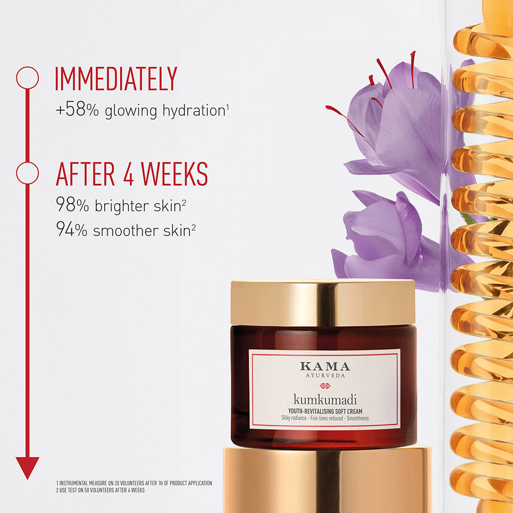 Kama Ayurveda Kumkumadi Youth - Revitalising Soft Cream, For Uneven Skin & Dark Spot Removal