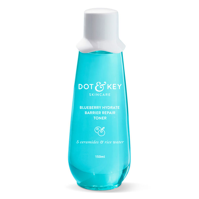 Dot & Key Blueberry Hydrate Barrier Repair Toner, With 5 Ceramides & Rice Water, For All Skin Types