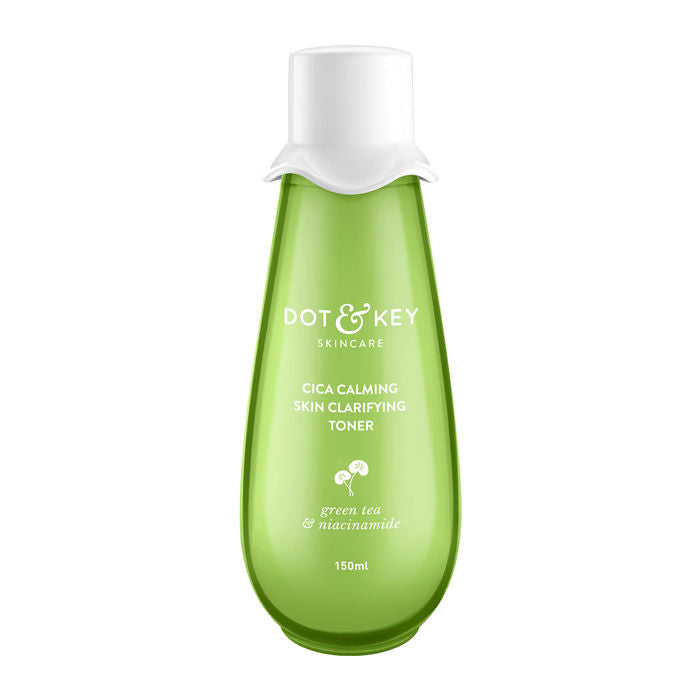 Dot & Key Cica Calming Skin Clarifying Toner With Niacinamide & Green Tea, Acne & Oil Control