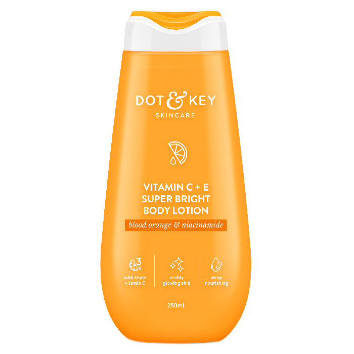 Dot & Key Vitamin C + E Super Bright Body Lotion, With Blood Orange & Niacinamide, Deep Nourishment