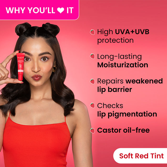 Dot & Key Ceramide & Peptide Barrier Repair SPF 50 PA+++ Tinted Lip Balm For Plump Lips