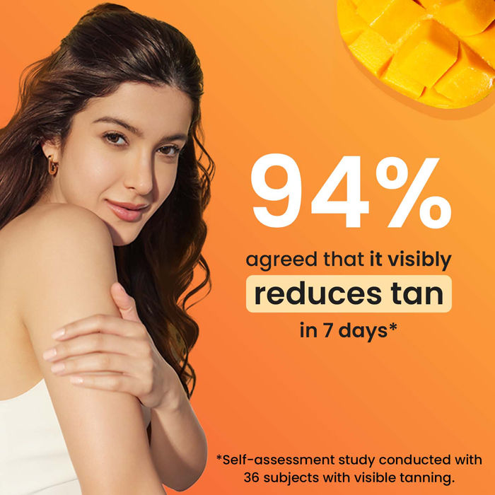 Dot & Key Mango Detan Clay Mask, With Alpha-Arbutin & Niacinamide, Clear Tan, Easy to Rinse Formula