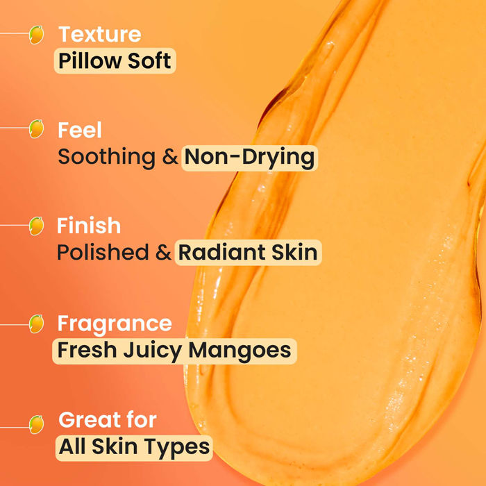 Dot & Key Mango Detan Clay Mask, With Alpha-Arbutin & Niacinamide, Clear Tan, Easy to Rinse Formula