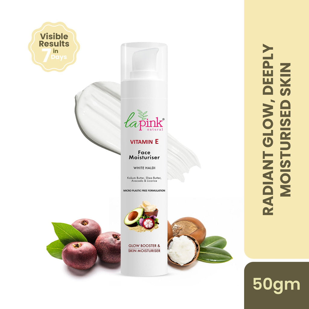 La Pink Vitamin E Face Moisturiser For Intense Nourishment, Non-Oily For Dry & Flaky Skin