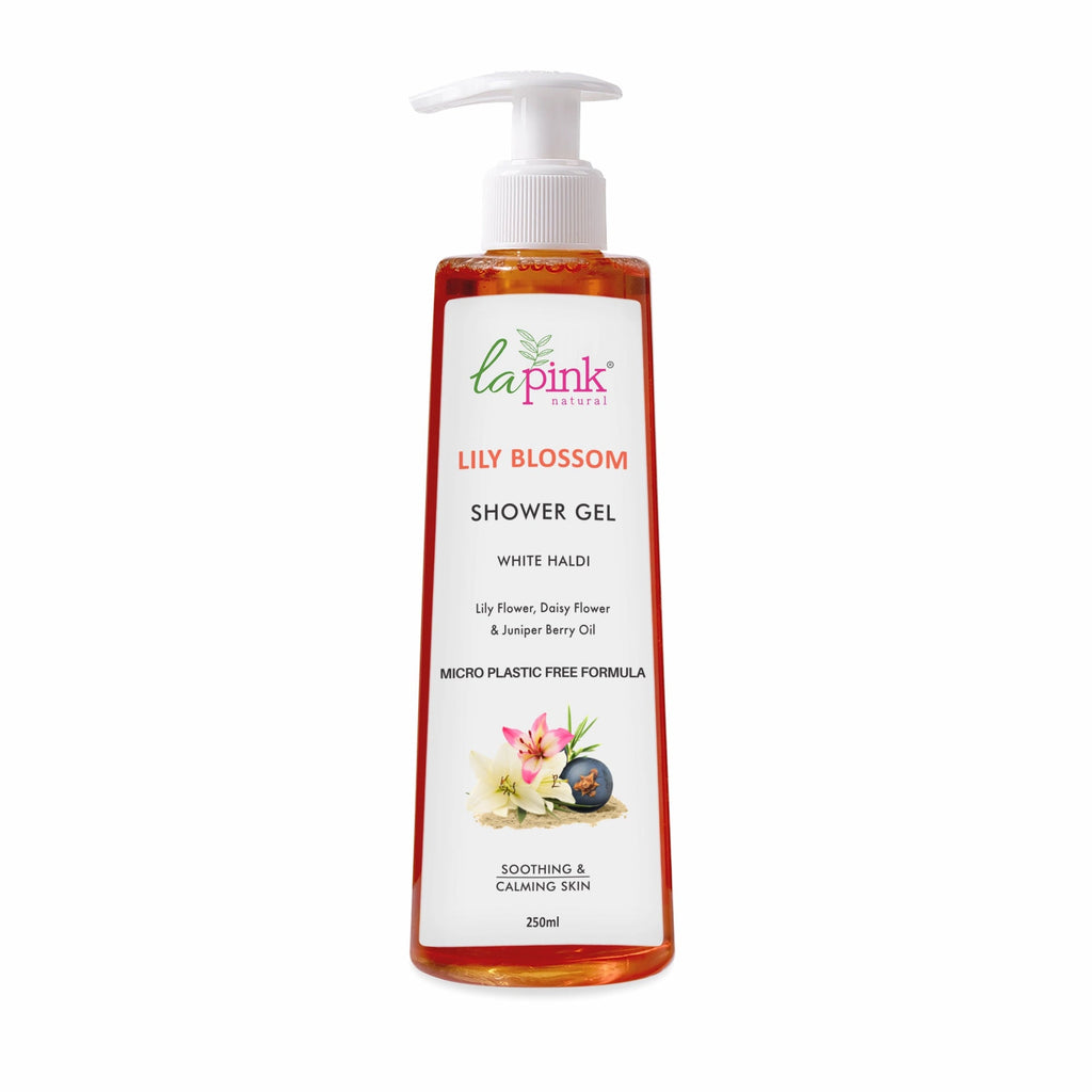La Pink Lily Blossom Shower Gel Deep Hydration Skin Smoothing Calming Even Tone Body Wash