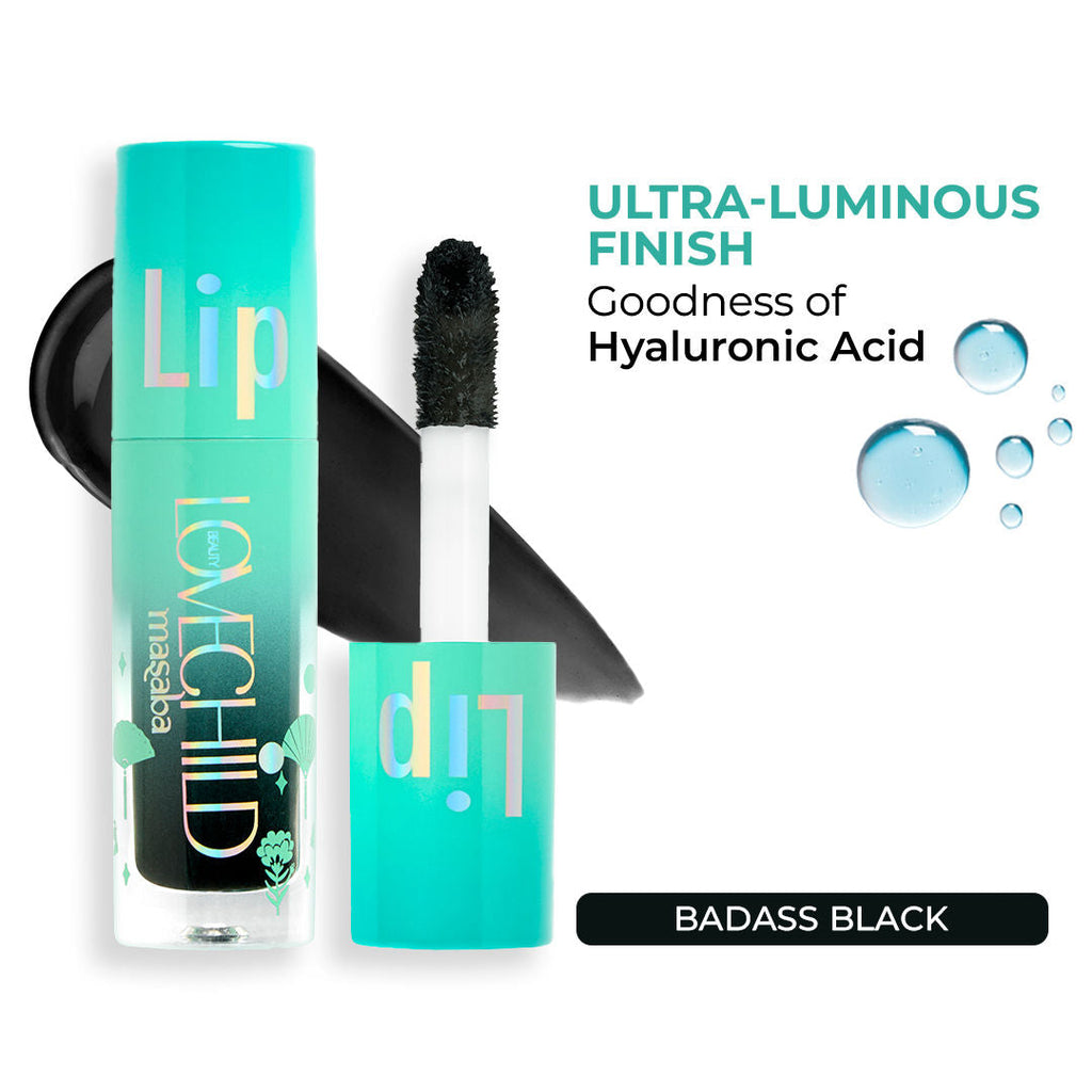 Lovechild Masaba Lip Gloss Oil, Tinted Lip Gelato Enriched with Jojoba Oil & Shea Butter