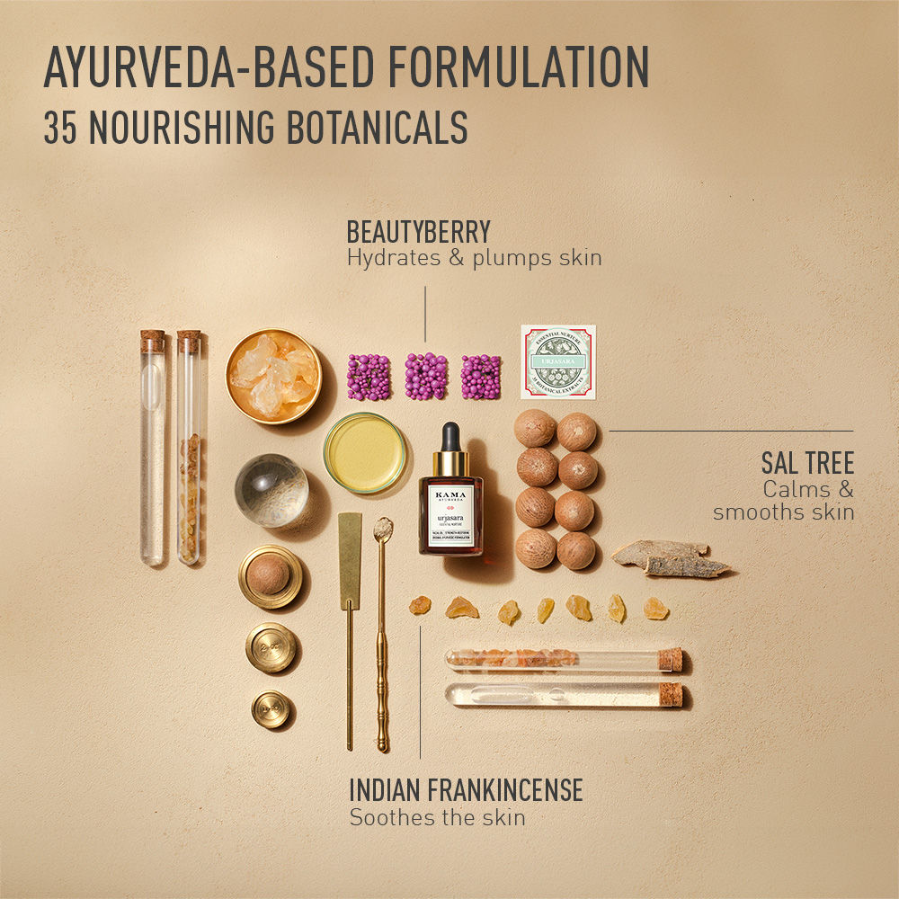 Kama Ayurveda Urjasara Strength - Restoring Facial Oil For Hydrating & Plumping Skin