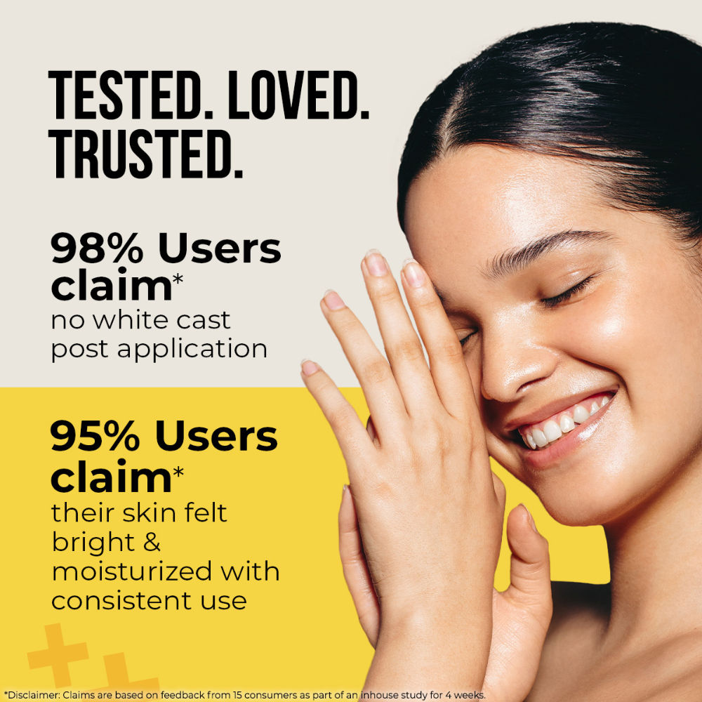 Dr. Sheth's Ceramide & Vitamin C Sunscreen SPF 50+ PA++++ In-Vivo Tested for Bright Skin